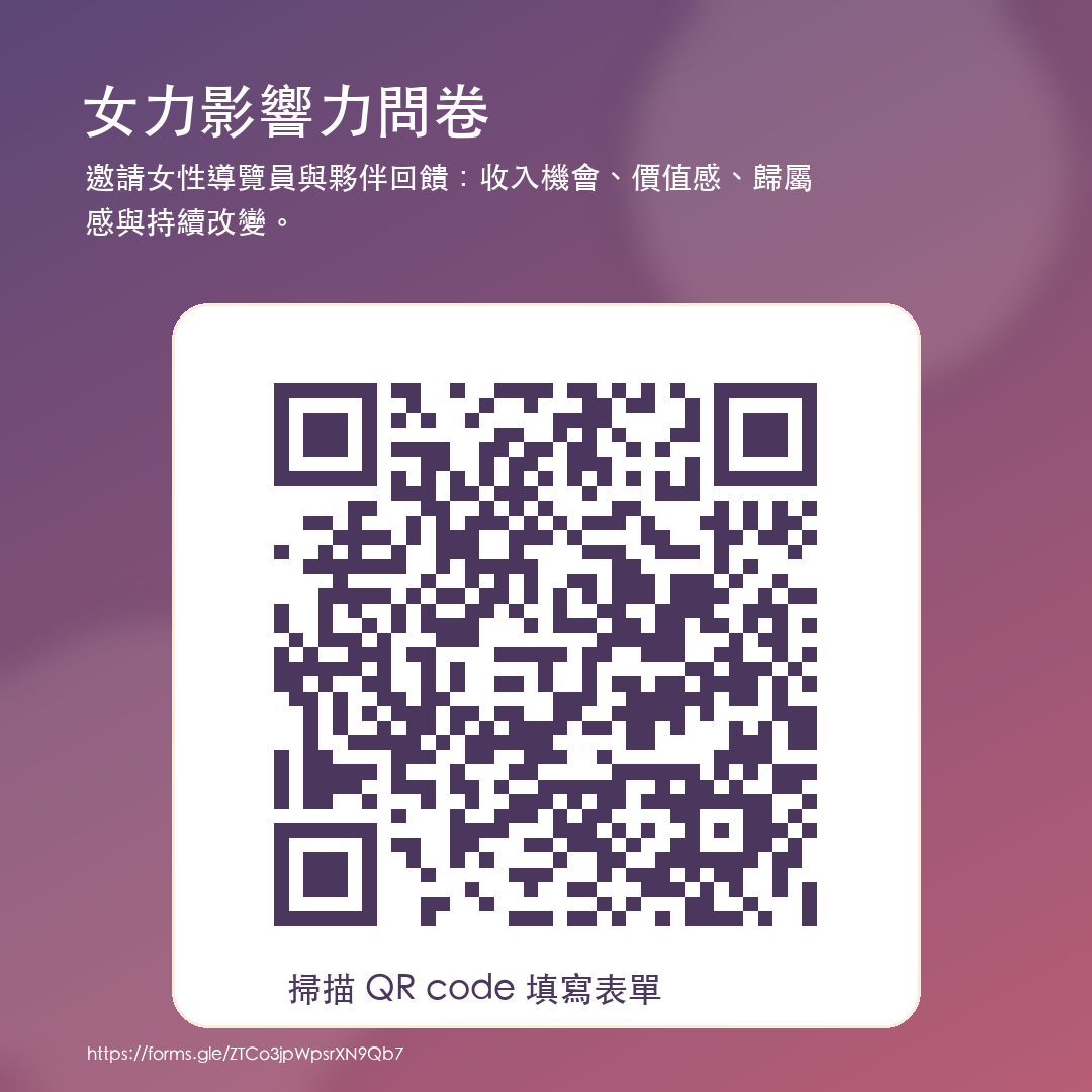 女力影響力問卷 QR code